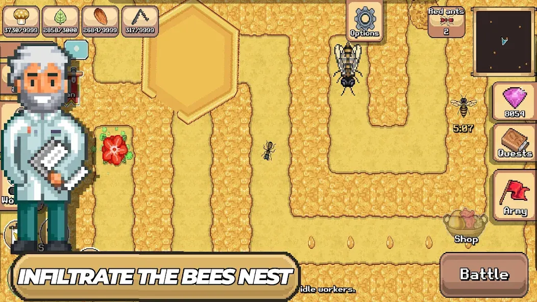 Pocket Ants: Colony Simulator (Покет Муравьи) [МОД: Деньги, Монеты и Меню MOD] Screenshot 5