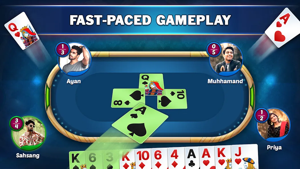 Callbreak Star - Card Game (Коллбрик Стар) [МОД: Много денег, Монет и Все открыто] Screenshot 4