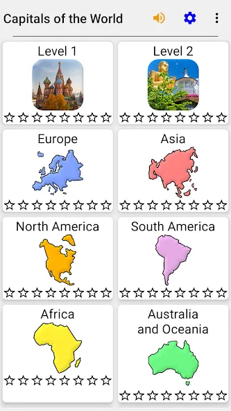 Capitals of the World - Quiz [МОД: Все открыто, Дополнительные деньги и Меню MOD] Screenshot 3