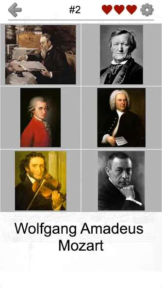 Famous Composers Portrait Quiz [МОД: Деньги, Монеты и Меню MOD] Screenshot 4