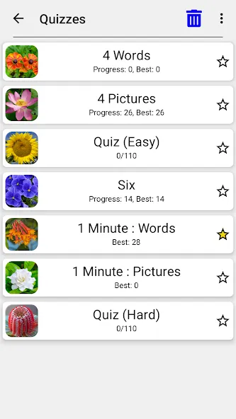 Flowers Quiz - Identify Plants [МОД: Меню, Бесконечные монеты и Открытые уровни] Screenshot 5