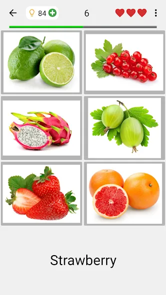Fruit and Vegetables - Quiz [МОД: Деньги, Монеты и Меню MOD] Screenshot 2