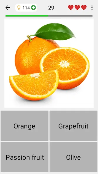 Fruit and Vegetables - Quiz [МОД: Деньги, Монеты и Меню MOD] Screenshot 4