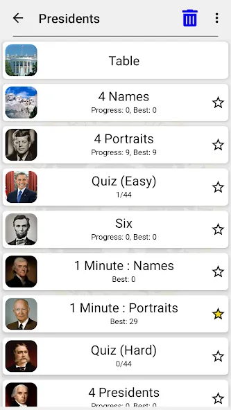 US Presidents and History Quiz [МОД: Все открыто, Дополнительные деньги и Меню MOD] Screenshot 3