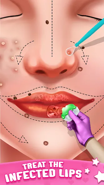 ASMR Doctor Game: Makeup Salon (АСМР автономная сенсорная меридиональная реакция) [МОД: Много денег, Монет и Все открыто] Screenshot 5