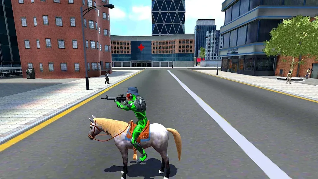 Rope Frog Ninja Hero Car Vegas (Роуп Фрог Ниндзя Герой Кар Вегас) [МОД: Меню, Бесконечные монеты и Открытые уровни] Screenshot 5