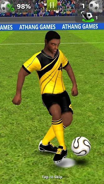 Football Game On (Футбольная игра Включена) [МОД: Деньги, Монеты и Меню MOD] Screenshot 1