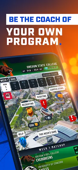 The Program: College Football (Зе Програм) [МОД: Много денег, Монет и Все открыто] Screenshot 1