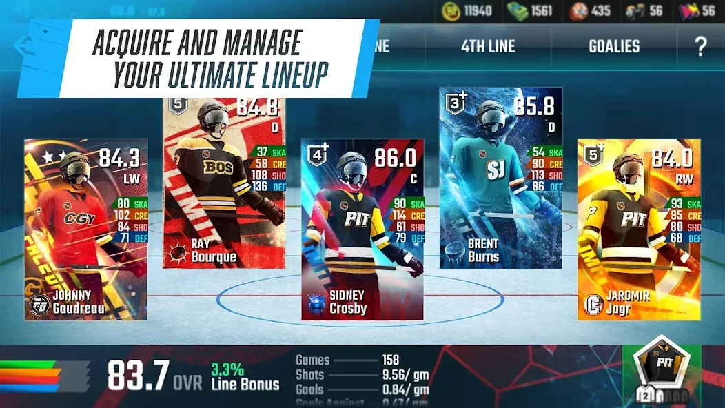 Franchise Hockey 2024 (Франшиз Хоккей 2019) [МОД: Много денег, Монет и Все открыто] Screenshot 1