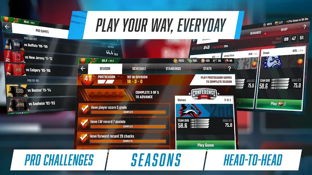 Franchise Hockey 2024 (Франшиз Хоккей 2019) [МОД: Много денег, Монет и Все открыто] Screenshot 5