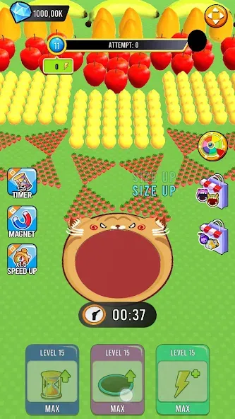 Fruit hole: Black hole (Фрут хол) [МОД: Все открыто, Дополнительные деньги и Меню MOD] Screenshot 2