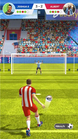 Football World - Real People (Футбол Ворлд) [МОД: Деньги, Монеты и Меню MOD] Screenshot 2