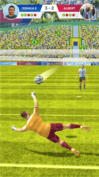 Football World - Real People (Футбол Ворлд) [МОД: Деньги, Монеты и Меню MOD] Screenshot 3