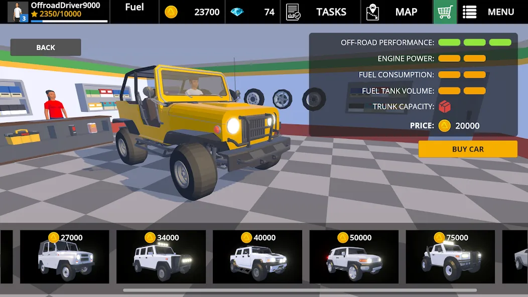 Driving Zone: Offroad Lite (Драйвинг зоне) [МОД: Много монет, Открытые уровни и Мега MOD] Screenshot 5