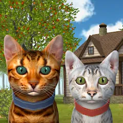 Скачать Cat Simulator : Kitties Family [МОД: Бесконечные деньги, Монеты и Мега MOD] | Взлом Cat Simulator : Kitties Family на Андроид