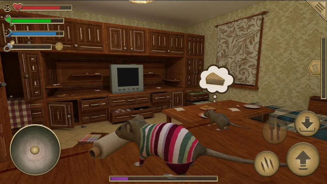 Mouse Simulator :  Forest Home [МОД: Много монет, Открытые уровни и Мега MOD] Screenshot 2