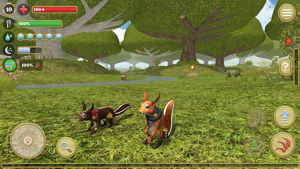Squirrel Simulator 2 : Online [МОД: Деньги, Монеты и Меню MOD] Screenshot 1