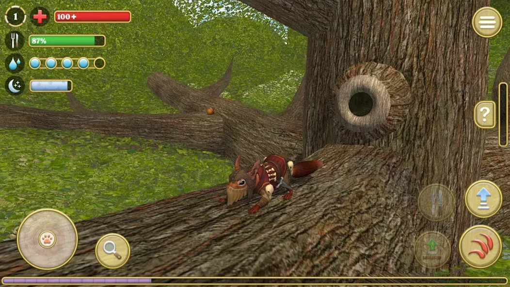 Squirrel Simulator 2 : Online [МОД: Деньги, Монеты и Меню MOD] Screenshot 3
