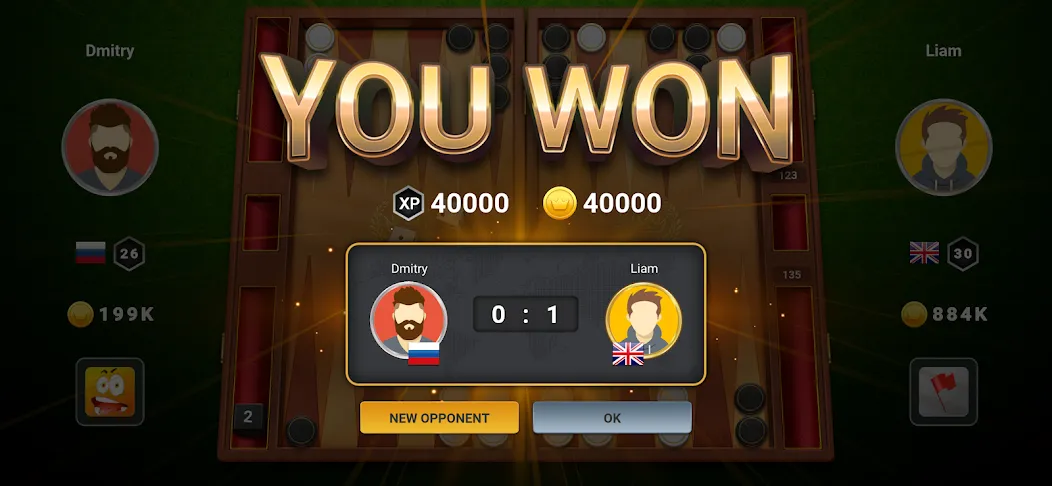 Backgammon Champs - Board Game (Бэкгаммон Чемпс) [МОД: Все открыто, Дополнительные деньги и Меню MOD] Screenshot 4
