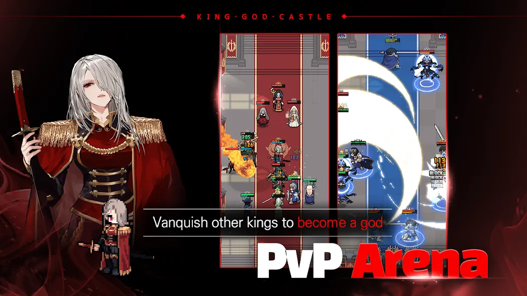 King God Castle (Кинг Год Кастл) [МОД: Меню, Бесконечные монеты и Открытые уровни] Screenshot 2