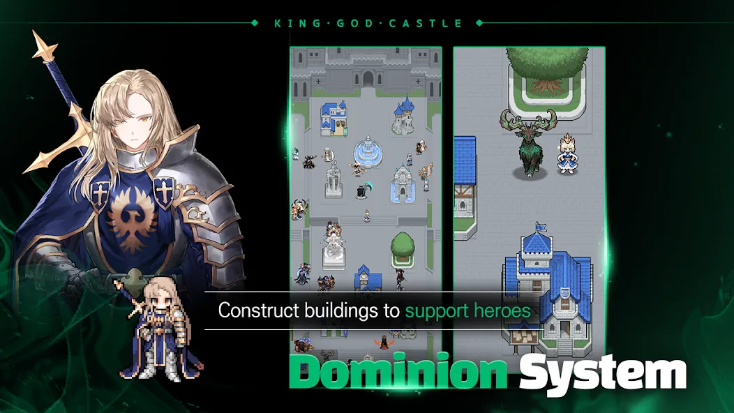 King God Castle (Кинг Год Кастл) [МОД: Меню, Бесконечные монеты и Открытые уровни] Screenshot 4