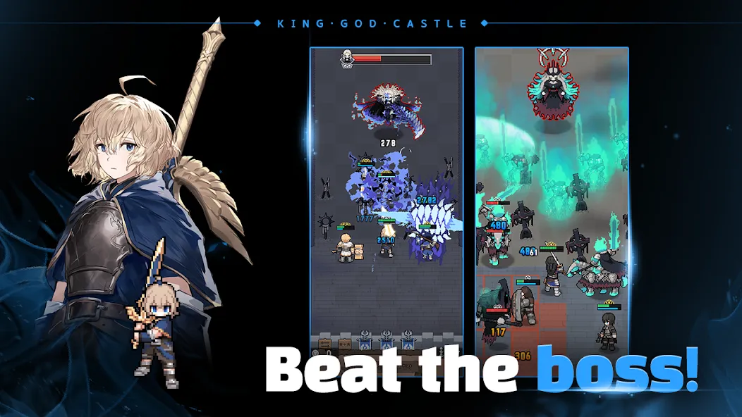 King God Castle (Кинг Год Кастл) [МОД: Меню, Бесконечные монеты и Открытые уровни] Screenshot 5