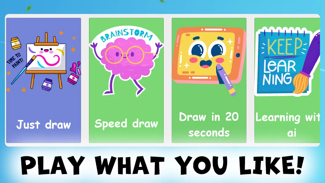 Draw It. Easy Draw Quick Game [МОД: Бесконечные деньги, Монеты и Мега MOD] Screenshot 3