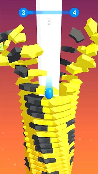 Stack Ball - Crash Platforms (Стэк Болл) [МОД: Много монет, Открытые уровни и Мега MOD] Screenshot 2