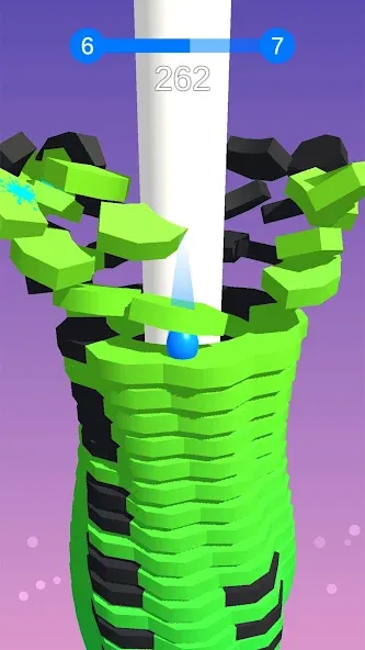 Stack Ball - Crash Platforms (Стэк Болл) [МОД: Много монет, Открытые уровни и Мега MOD] Screenshot 3