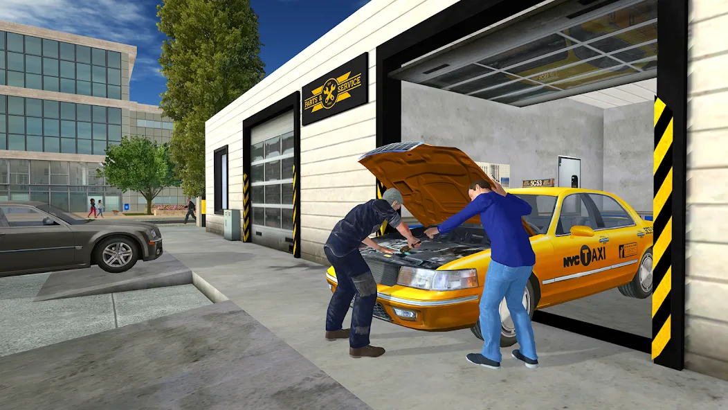 Taxi Game 2 [МОД: Меню, Бесконечные монеты и Открытые уровни] Screenshot 4