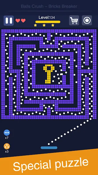 Balls Crush - Bricks Breaker (Боллз Краш) [МОД: Все открыто, Дополнительные деньги и Меню MOD] Screenshot 2