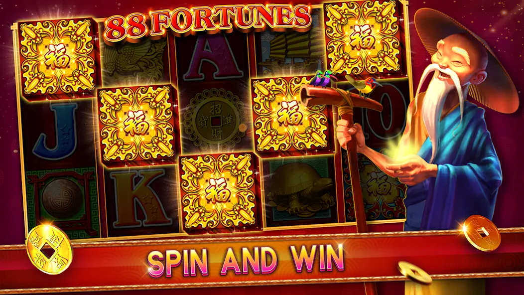 88 Fortunes Casino Slot Games (Форчунс) [МОД: Деньги, Монеты и Меню MOD] Screenshot 1