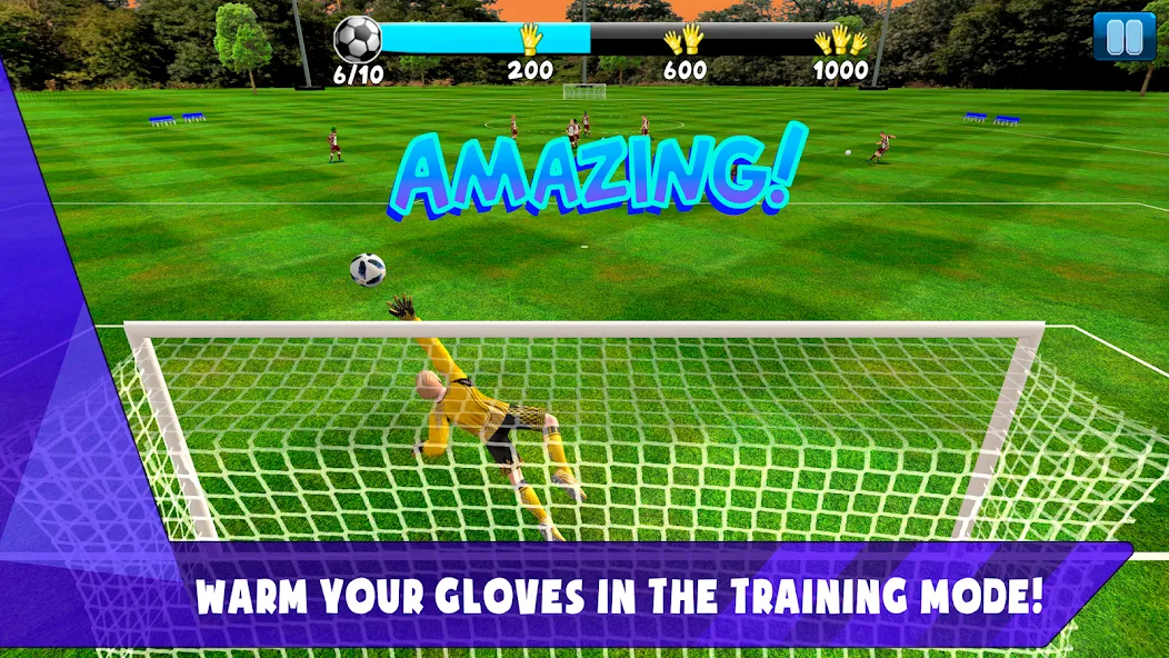 Soccer Goalkeeper 2024 (Соккер Голкипер 2022) [МОД: Все открыто, Дополнительные деньги и Меню MOD] Screenshot 1