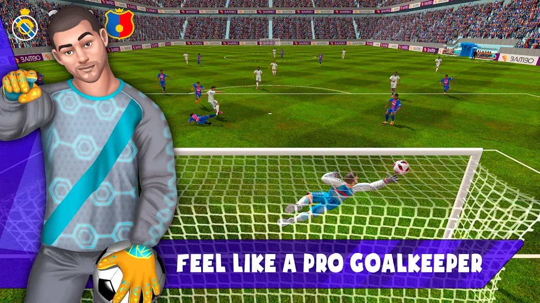 Soccer Goalkeeper 2024 (Соккер Голкипер 2022) [МОД: Все открыто, Дополнительные деньги и Меню MOD] Screenshot 4