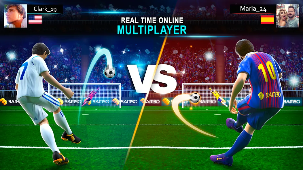 Shoot Goal - Soccer Games 2022 (Шут Гоал) [МОД: Все открыто, Дополнительные деньги и Меню MOD] Screenshot 1