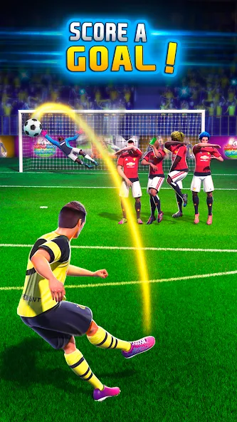 Shoot Goal: World Leagues (Шут Гоал) [МОД: Меню, Бесконечные монеты и Открытые уровни] Screenshot 1