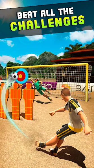 Shoot Goal - Beach Soccer Game (Шут) [МОД: Много денег, Монет и Все открыто] Screenshot 1