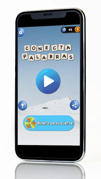 Conecta - Juego de Palabras (Сонекта) [МОД: Деньги, Монеты и Меню MOD] Screenshot 1