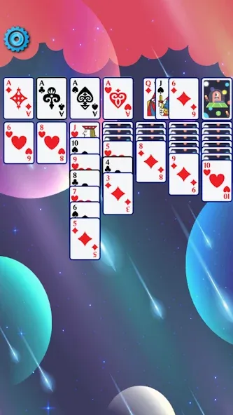 Solitaire Space™ (Солярис Спейс) [МОД: Бесконечные деньги, Монеты и Мега MOD] Screenshot 5