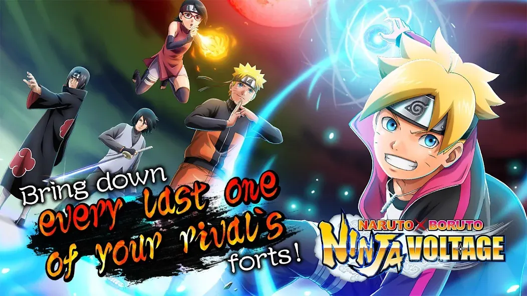 NARUTO X BORUTO NINJA VOLTAGE (Наруто и Боруто Ниндзя Вольтаж) [МОД: Деньги, Монеты и Меню MOD] Screenshot 1