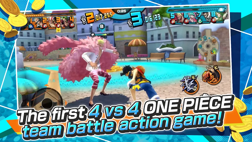 ONE PIECE Bounty Rush (ВАН ПИС Баунти Раш) [МОД: Бесконечные деньги, Монеты и Мега MOD] Screenshot 2