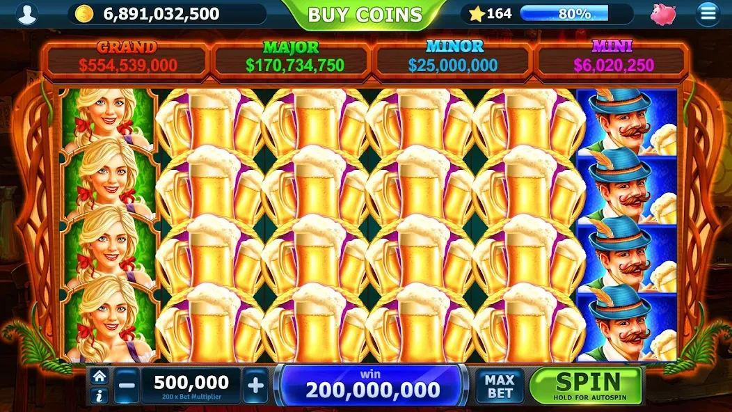 Slots of Vegas (Слоты Вегаса) [МОД: Меню, Бесконечные монеты и Открытые уровни] Screenshot 3