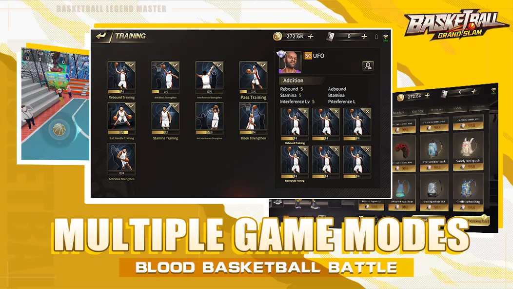 Basketball Grand Slam (Баскетбол Гранд Слэм) [МОД: Деньги, Монеты и Меню MOD] Screenshot 4