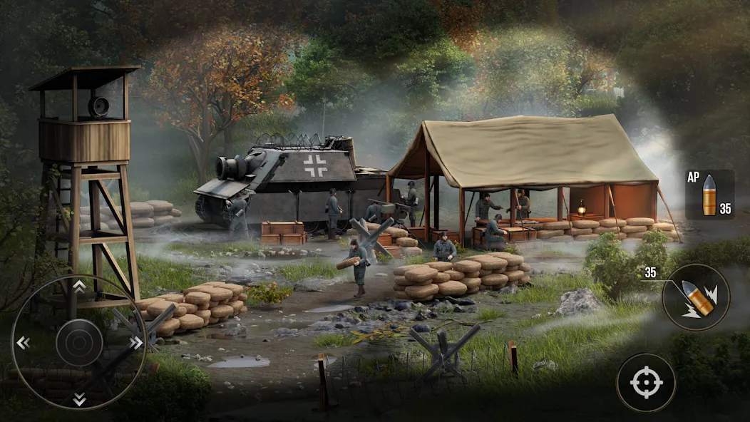 World of Artillery: Cannon War (Ворлд оф Артиллери) [МОД: Меню, Бесконечные монеты и Открытые уровни] Screenshot 1