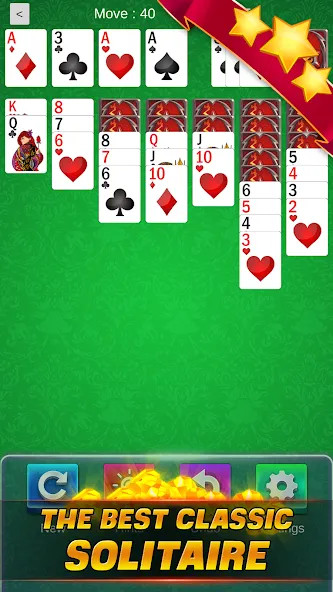 Solitaire Classic (Солитер Классик) [МОД: Все открыто, Дополнительные деньги и Меню MOD] Screenshot 1