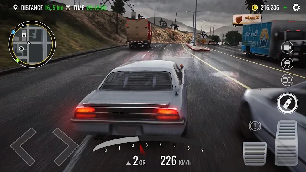 Traffic Driving Car Simulator (Трафик вождения автомобиля симулятор) [МОД: Бесконечные деньги, Монеты и Мега MOD] Screenshot 3