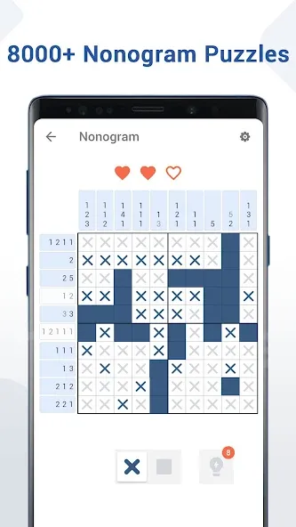 Nonogram - Fun Logic Puzzle (Нонограмма) [МОД: Много монет, Открытые уровни и Мега MOD] Screenshot 2