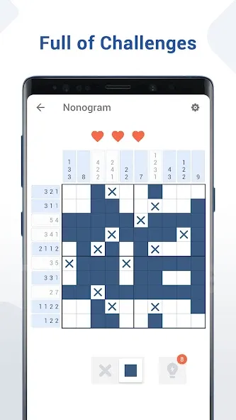 Nonogram - Fun Logic Puzzle (Нонограмма) [МОД: Много монет, Открытые уровни и Мега MOD] Screenshot 3