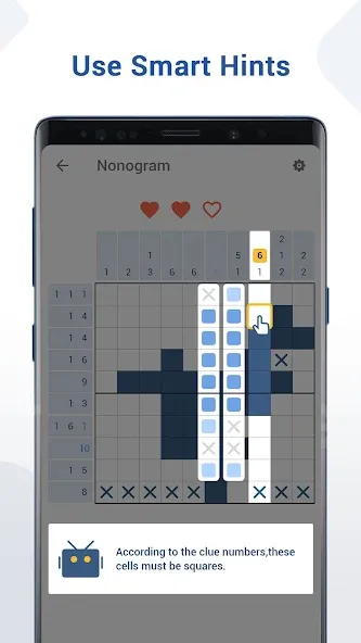 Nonogram - Fun Logic Puzzle (Нонограмма) [МОД: Много монет, Открытые уровни и Мега MOD] Screenshot 4