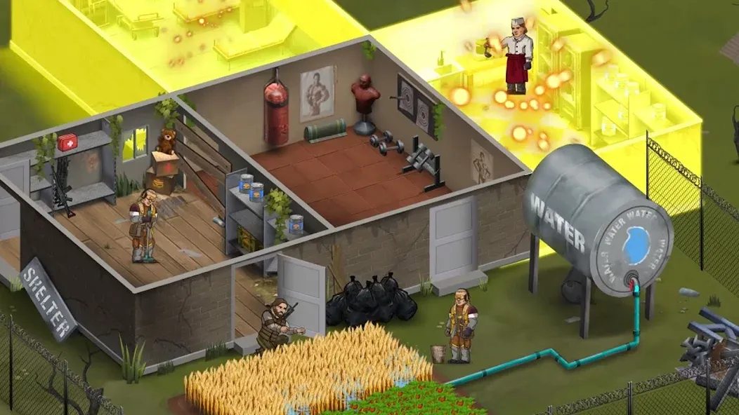 Zero City: Bunker & apocalypse (Зиро Сити) [МОД: Много денег, Монет и Все открыто] Screenshot 5
